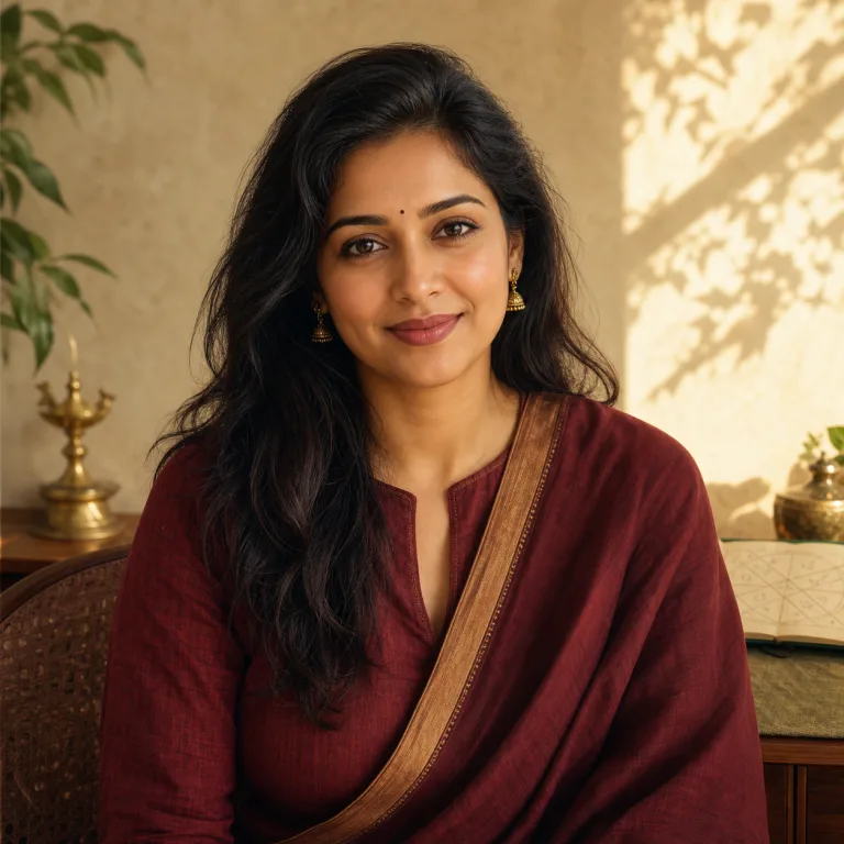 Illustration of AstraPriya, an AI guide